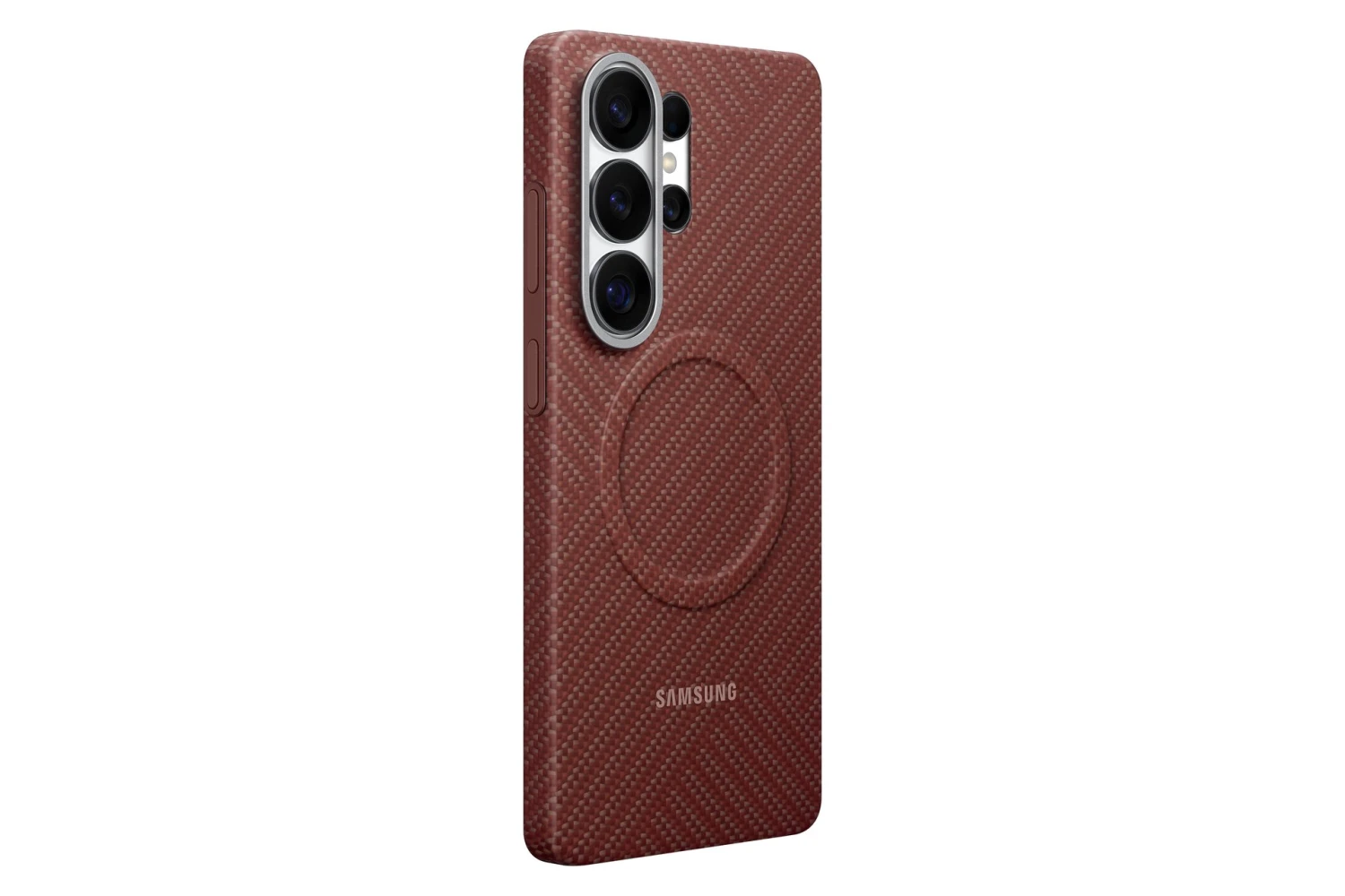 EF-KS948SRE Samsung Carbon Magnetický Kryt pro Galaxy S26 Ultra Coral Red