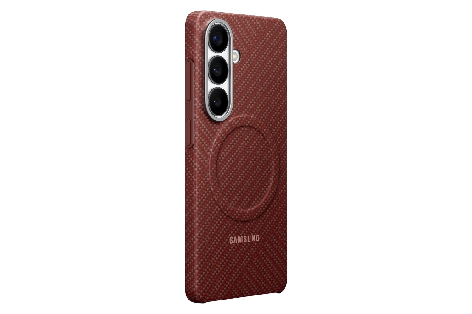 EF-KS942SRE Samsung Carbon Magnetický Kryt pro Galaxy S26 Coral Red