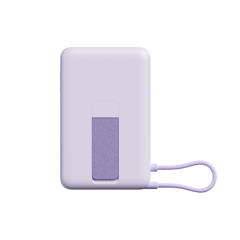 Xiaomi Magnetic Power Bank 10000 with Built-in Stand fialová