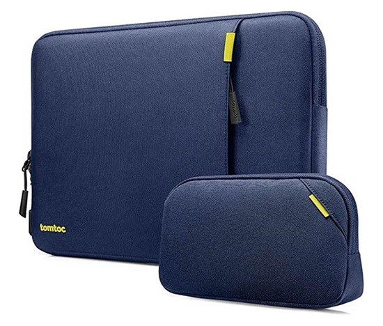 Pouzdro tomtoc Sleeve Kit - 13" MacBook Pro / Air, námořní modrá