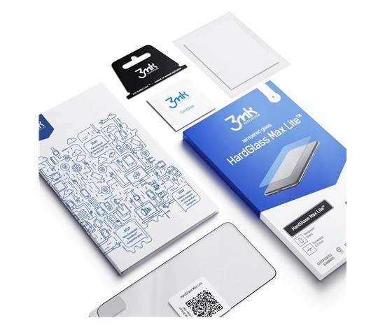 Tvrzené sklo 3mk HardGlass Max Lite pro Xiaomi Redmi Note 15 Pro 4G, černá