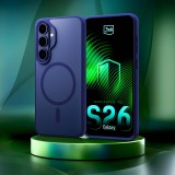 3mk ochranné pouzdro Smoke MagCase pro Samsung Galaxy S26, modrá