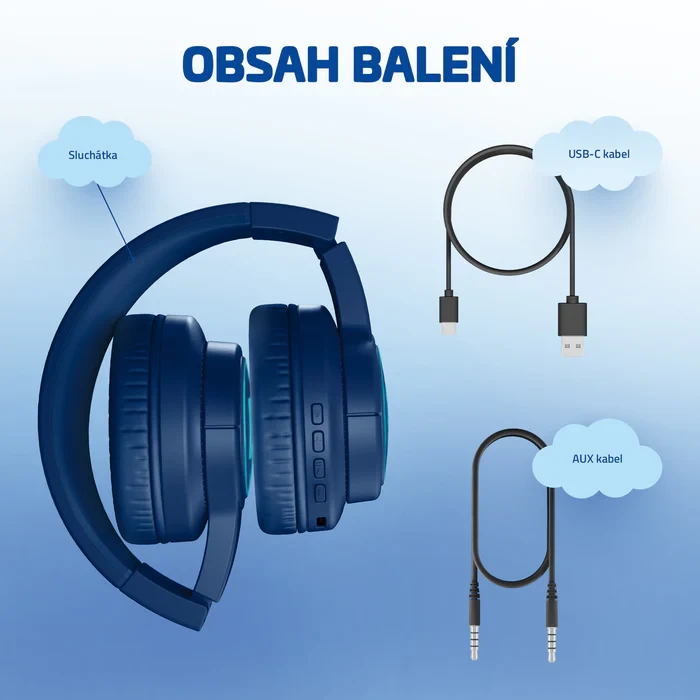 LAMAX GlowKid1 modrá