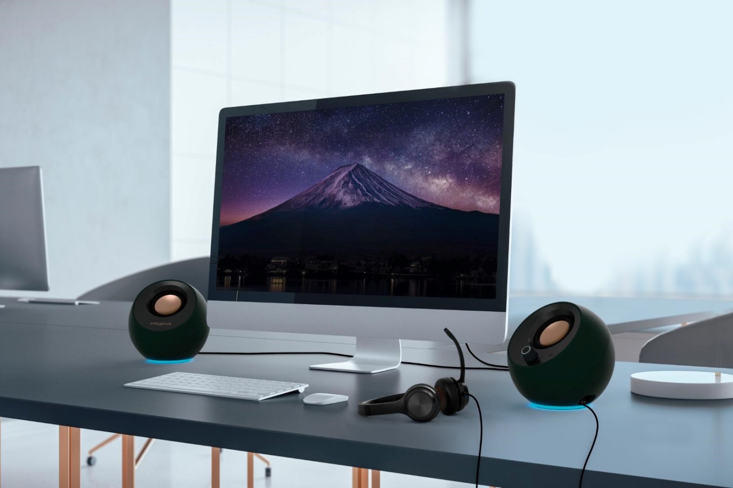 Creative repro Pebble Pro mobilní reproduktor bílá