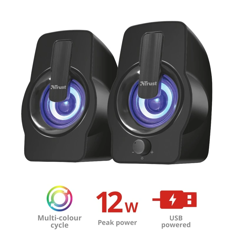 Trust Gemi RGB 2.0 Speaker Set černá