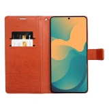 MEZZO Book case for SAMSUNG A17 cats brown