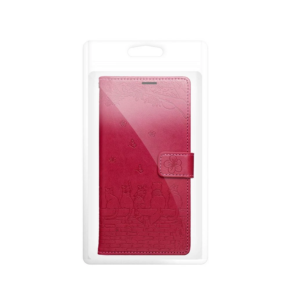 MEZZO Book case for Redmi Note 15 PRO 5G cats red