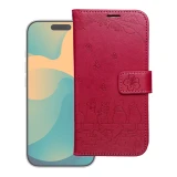 MEZZO Book case for SAMSUNG A57 cats red