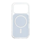 Case for iPhone 16e (SE4 2025) / 17e Clear Fusion Mag Cover compatible with MagSafe navy blue