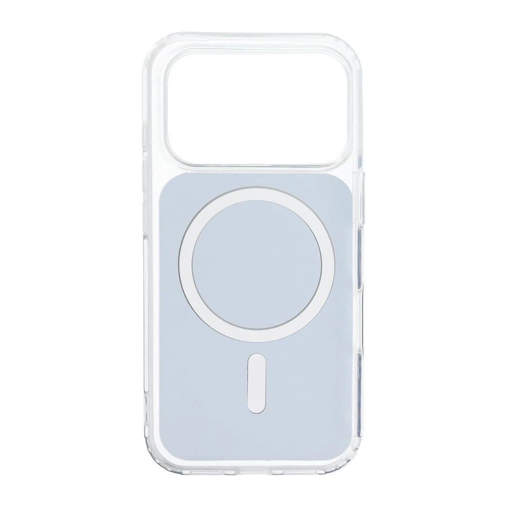 Case for iPhone 16e (SE4 2025) / 17e Clear Fusion Mag Cover compatible with MagSafe navy blue