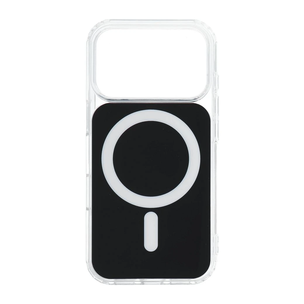 Case for iPhone 16e (SE4 2025) / 17e Clear Fusion Mag Cover compatible with MagSafe black
