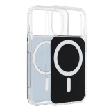 Case for Samsung S26 PLUS Clear Fusion Mag Cover compatible with MagSafe black