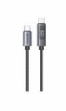 Swissten LCD kabel USB-C / USB-C 1m