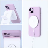 Case for Samsung A37 Silicone Mag Cover compatible with MagSafe pink