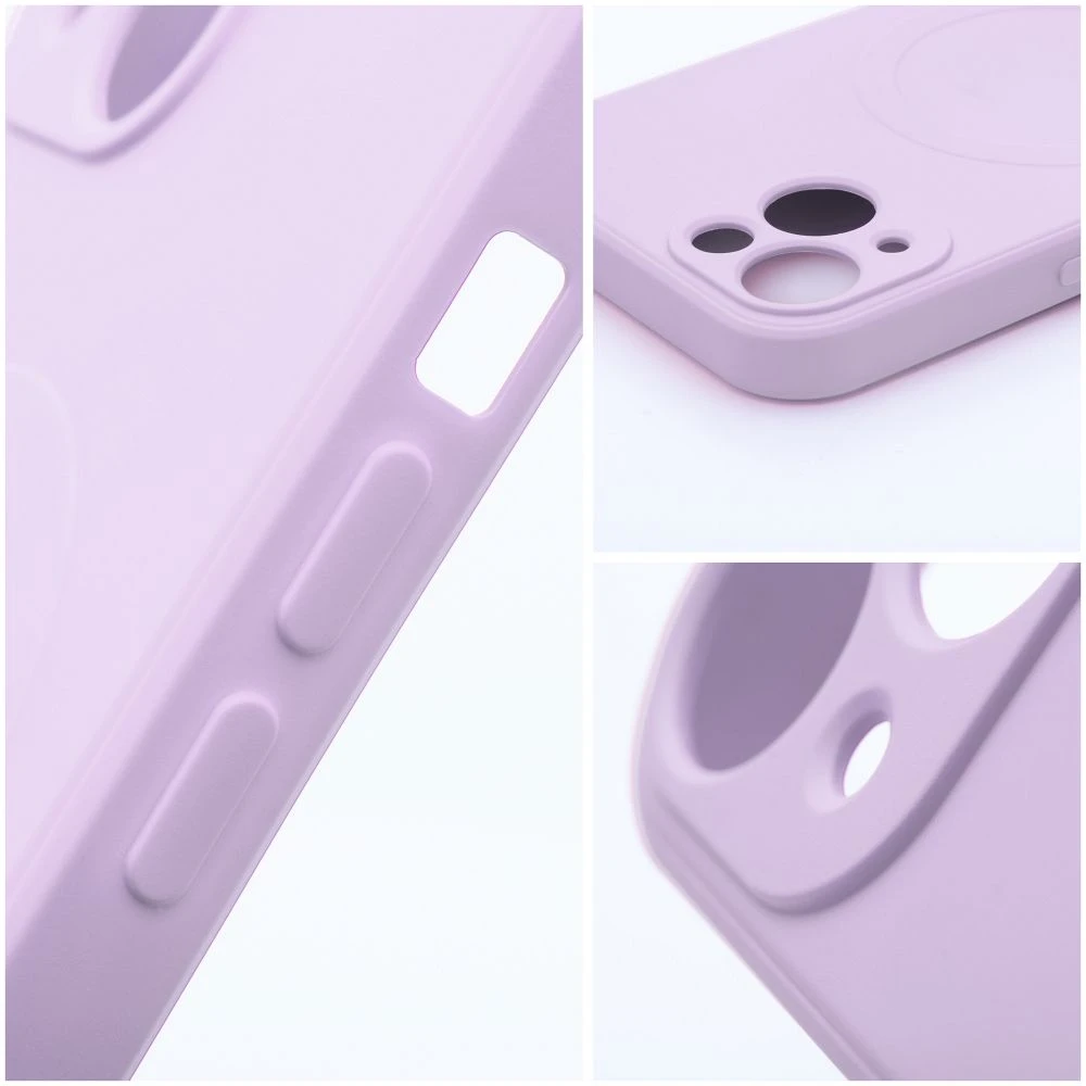 Case for Samsung A37 Silicone Mag Cover compatible with MagSafe pink