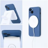 Case for Samsung A37 Silicone Mag Cover compatible with MagSafe blue