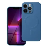 Case for Samsung A57 Silicone Mag Cover compatible with MagSafe blue