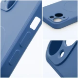 Case for Samsung A57 Silicone Mag Cover compatible with MagSafe blue