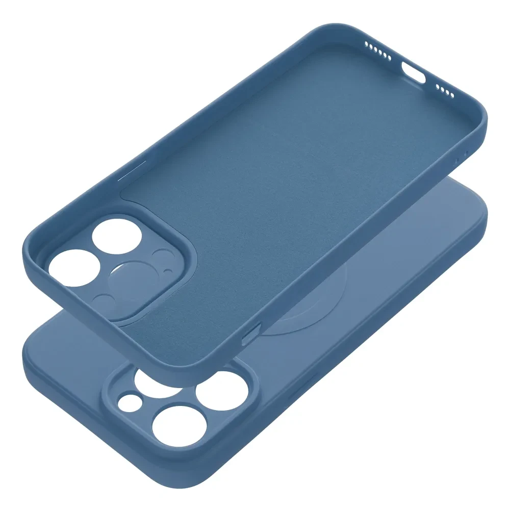 Zadní kryt Silicone Mag Cover compatible with MagSafe pro Samsung Galaxy A57, modrá