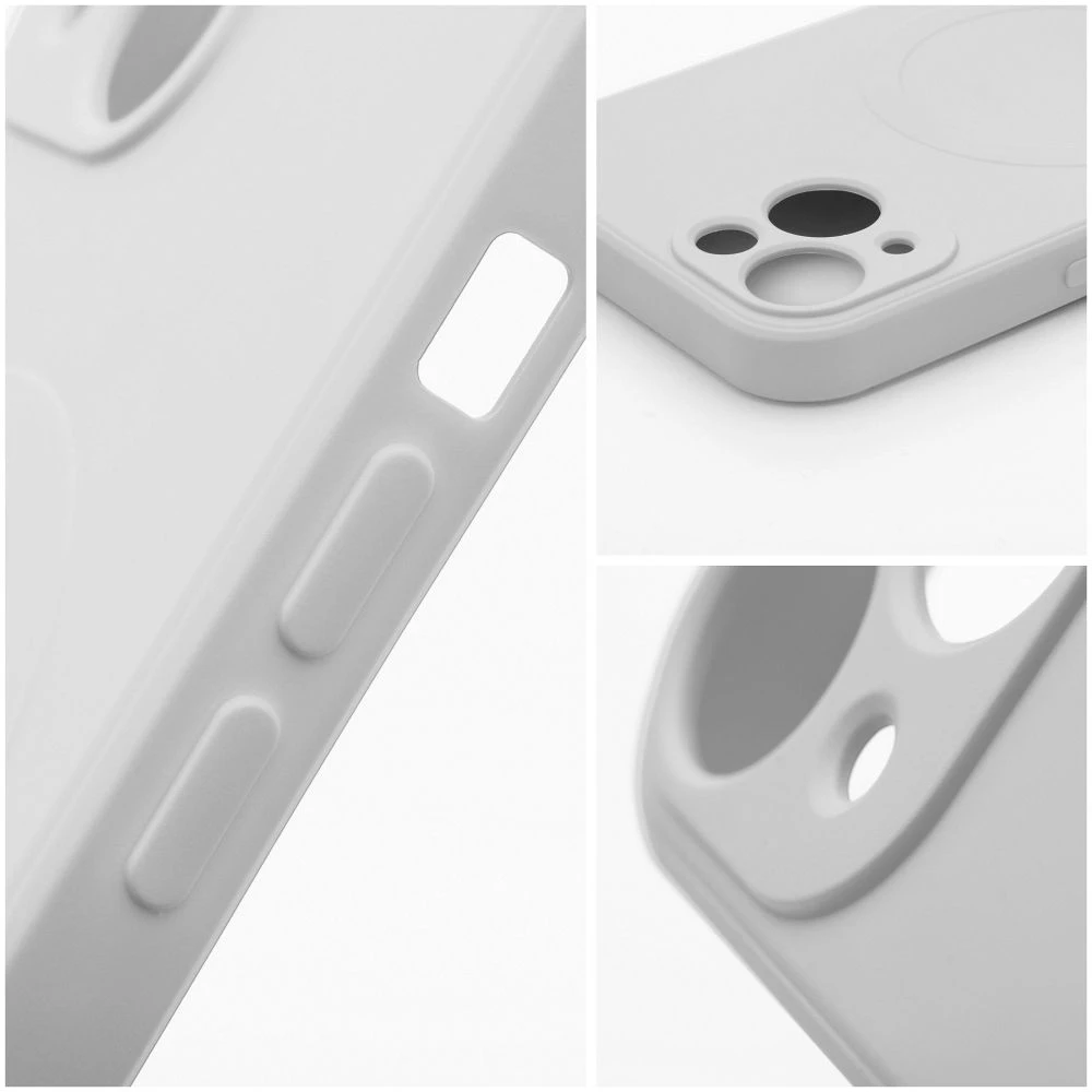 Case for Samsung S26 PLUS Silicone Mag Cover compatible with MagSafe titanium gray