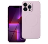 Zadní kryt Silicone Mag Cover compatible with MagSafe pro Samsung Galaxy S26+, růžová