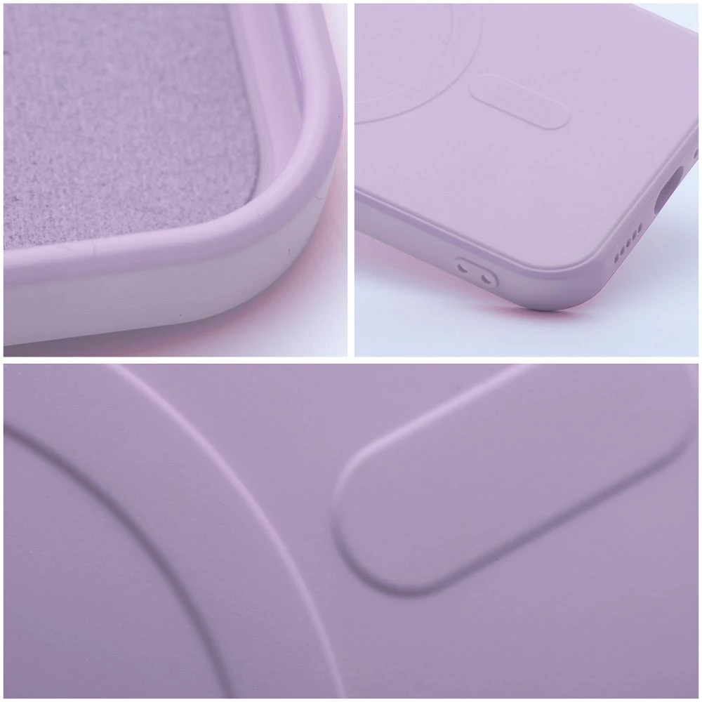 Case for Samsung S26 PLUS Silicone Mag Cover compatible with MagSafe pink