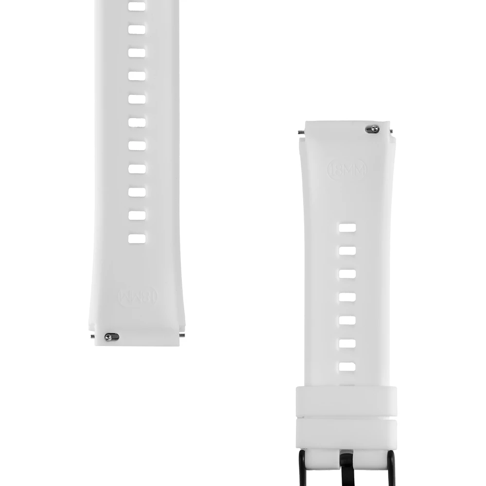 Tactical Quick Release Silikonový Řemínek 18mm White