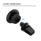 Držák s bezdrátovým nabíjením FIXED MagRound 3 s podporou uchycení MagSafe, 25W, Qi2.2, černá