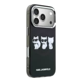 Karl Lagerfeld IML Choupette Trio Watercolor MagSafe Zadní Kryt pro iPhone 17 Pro Max
