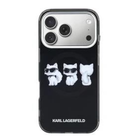 Karl Lagerfeld IML Choupette Trio Watercolor MagSafe Zadní Kryt pro iPhone 17 Pro Max