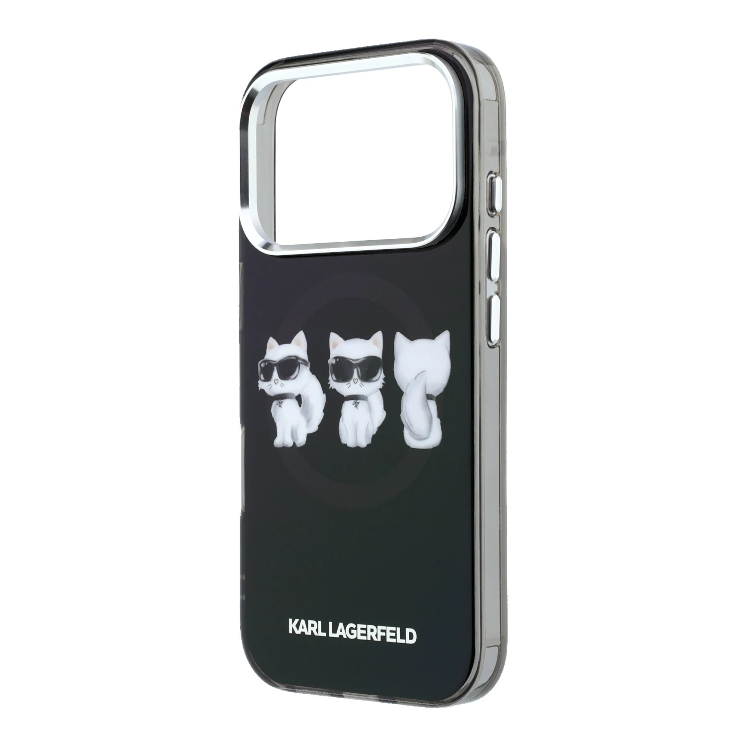 Karl Lagerfeld IML Choupette Trio Watercolor MagSafe Zadní Kryt pro iPhone 17 Pro Max