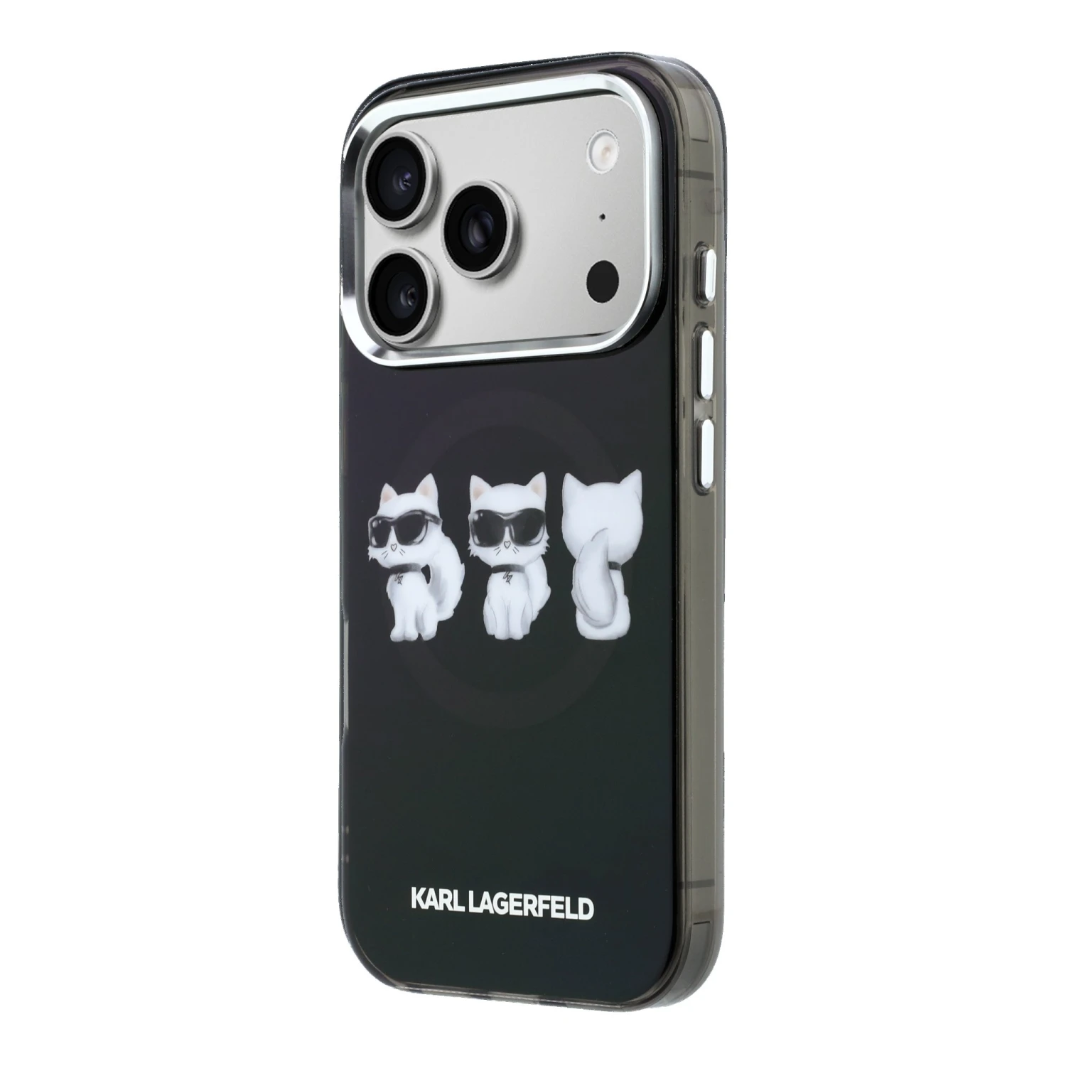 Karl Lagerfeld IML Choupette Trio Watercolor MagSafe Zadní Kryt pro iPhone 17 Pro