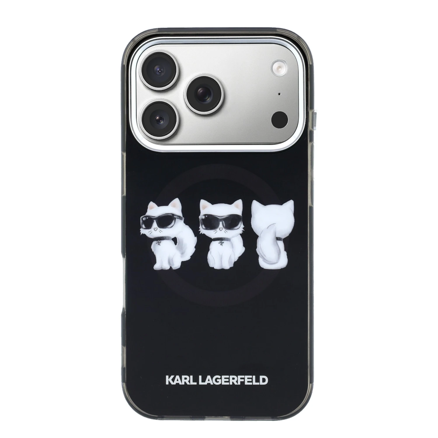 Karl Lagerfeld IML Choupette Trio Watercolor MagSafe Zadní Kryt pro iPhone 17 Pro