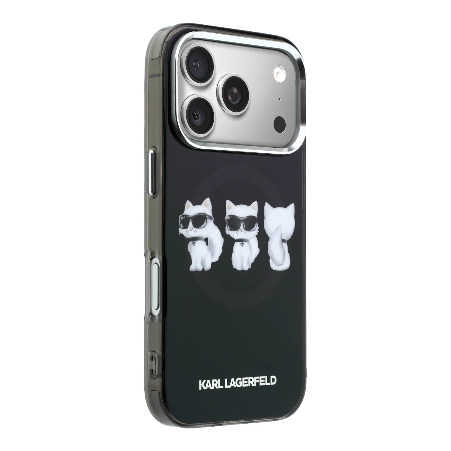 Karl Lagerfeld IML Choupette Trio Watercolor MagSafe Zadní Kryt pro iPhone 17 Pro