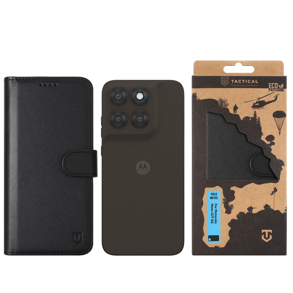 Tactical Field Notes pro Motorola Moto G77 5G Black