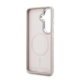 Karl Lagerfeld PU RSG Logo Magnetic Zadní Kryt pro Samsung Galaxy S26 Pink