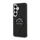 Karl Lagerfeld PU RSG Logo Magnetic Zadní Kryt pro Samsung Galaxy S26+ Black