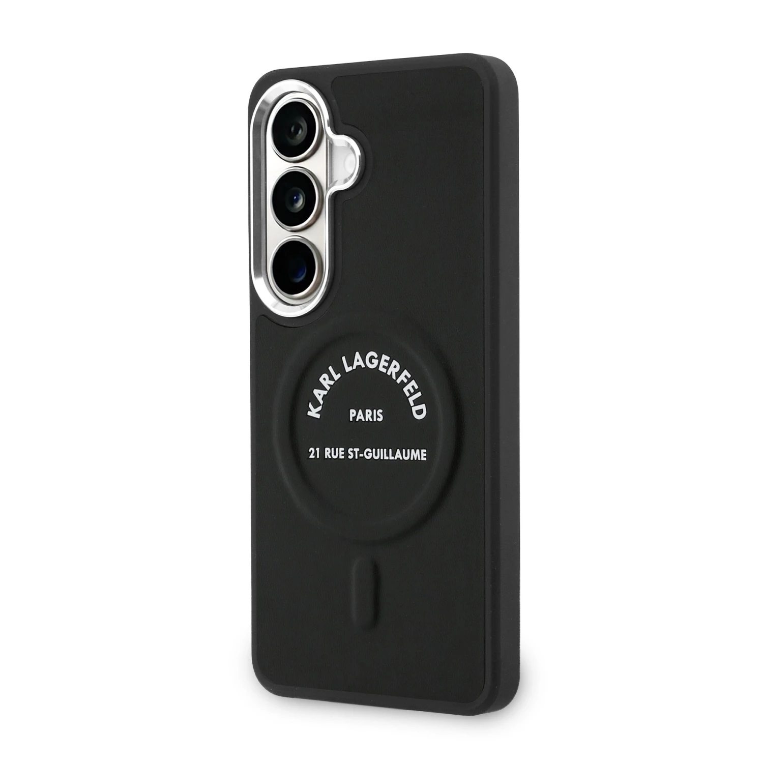 Karl Lagerfeld PU RSG Logo Magnetic Zadní Kryt pro Samsung Galaxy S26+ Black