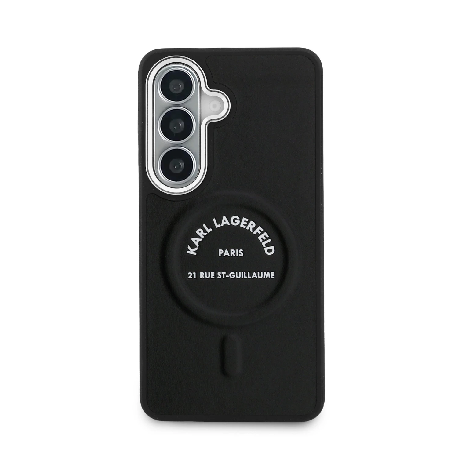 Karl Lagerfeld PU RSG Logo Magnetic Zadní Kryt pro Samsung Galaxy S26+ Black