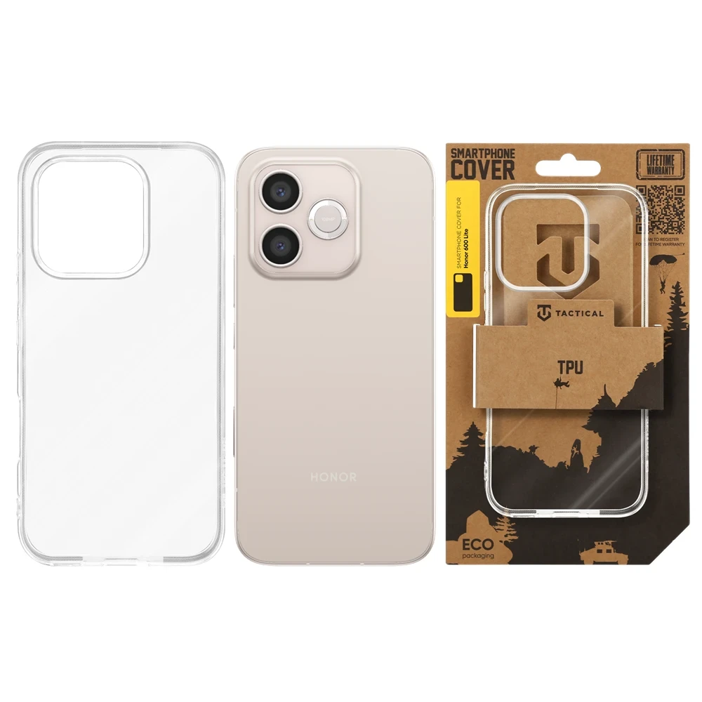 Zadní kryt Tactical TPU pro Samsung Galaxy A27 5G, transparentní