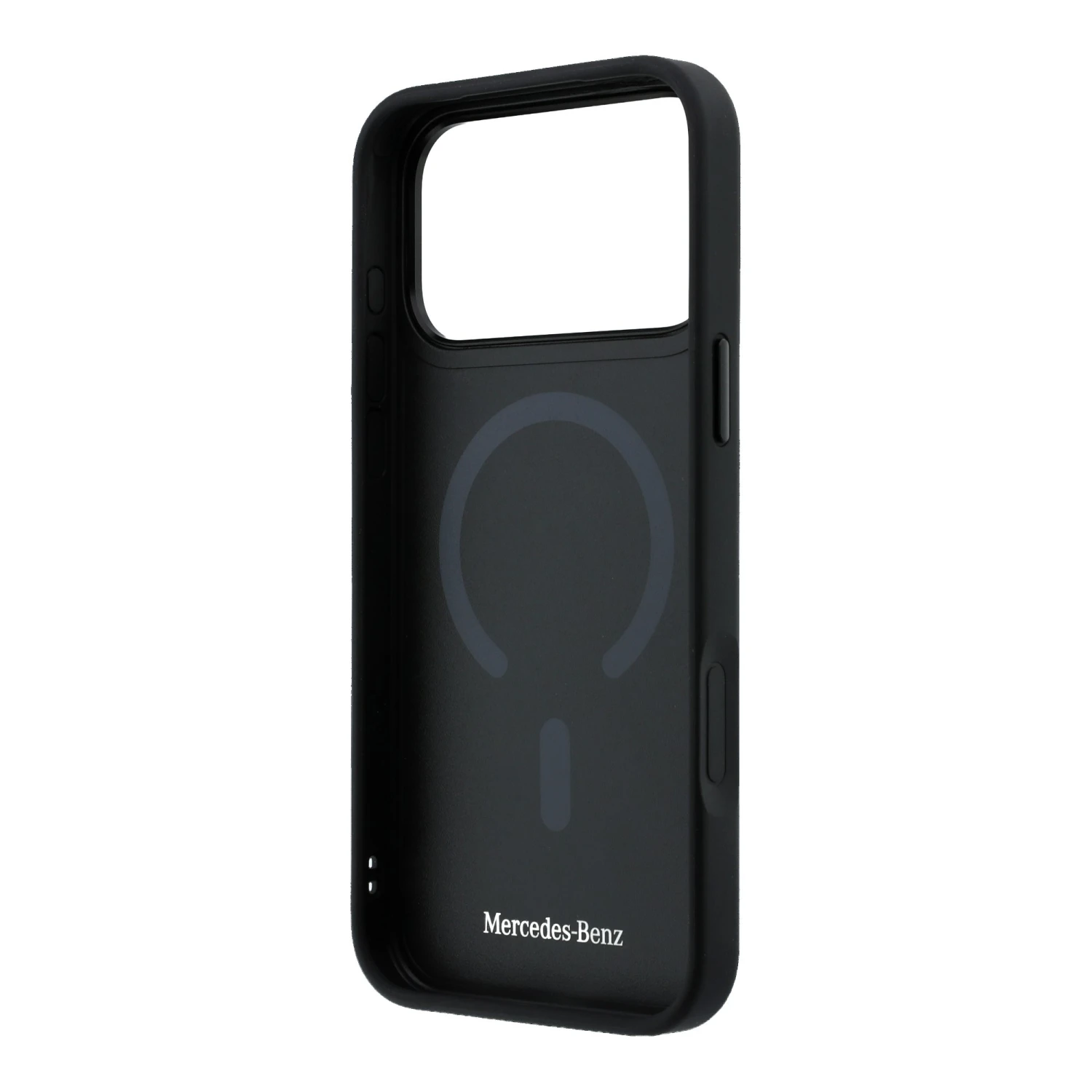 Mercedes PU Leather 3D MagSafe Zadní Kryt pro iPhone 17 Pro Max Black