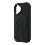 Mercedes PU Leather 3D MagSafe Zadní Kryt pro iPhone 17 Black