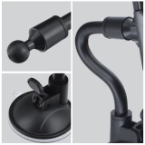 Car phone holder Forcell F-Grip Carbon Bracket arm 17cm windshield black