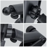 Car phone holder Forcell F-Grip Carbon Bracket mounting arm windshield / dashboard black