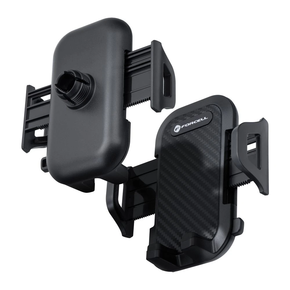 Car phone holder Forcell F-Grip Carbon Bracket mounting arm windshield / dashboard black