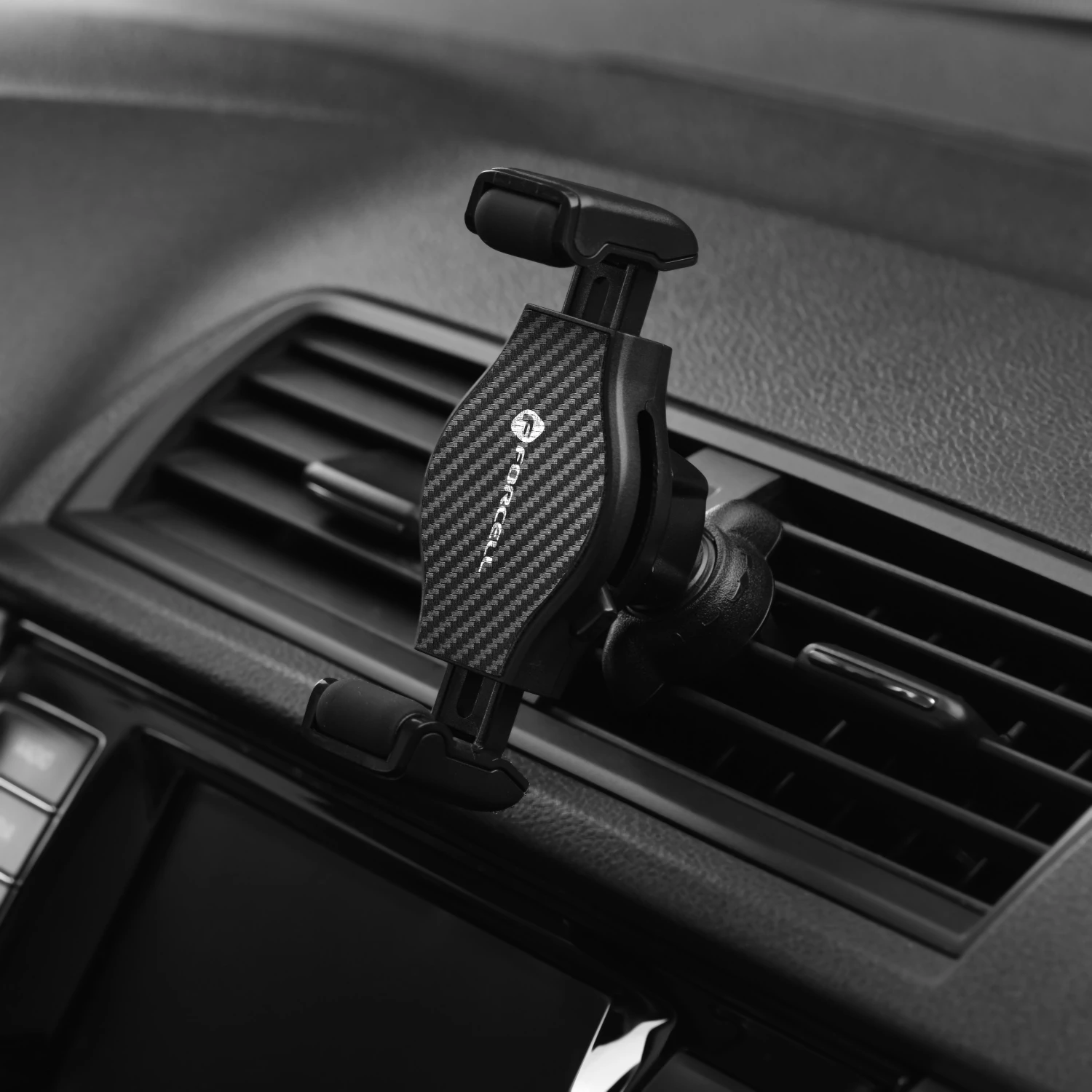 Car phone holder Forcell F-Grip Carbon H-CF509 air vent black