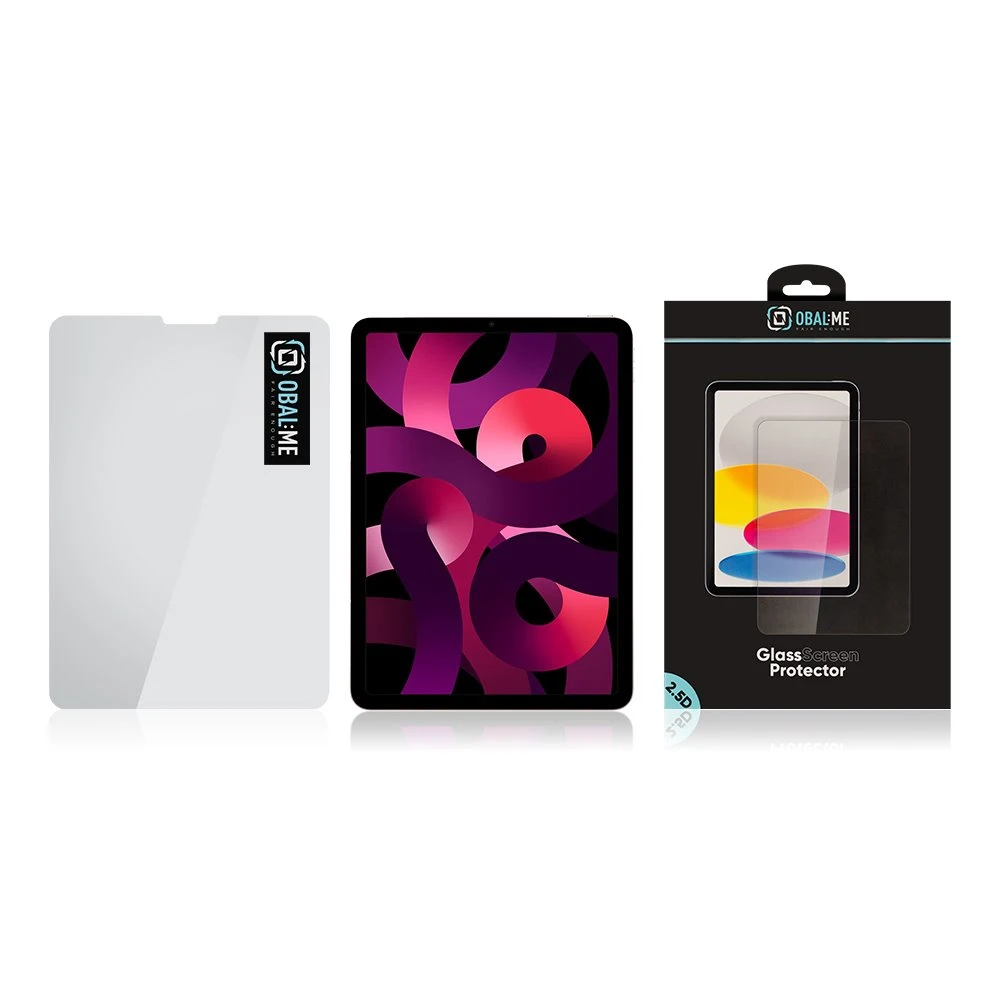 OBAL:ME 2.5D Tvrzené Sklo pro Apple iPad Air 2020/2022 Clear