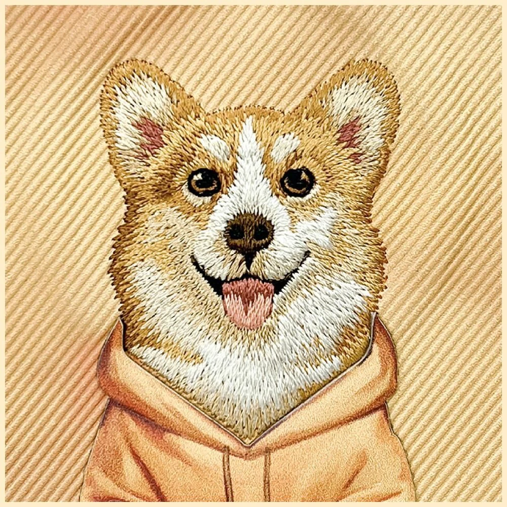 Zadní kryt NIMMY case GENTLE PETS SERIES DOG MagSafe pro Apple IPHONE 17 Pro Max, oranžová