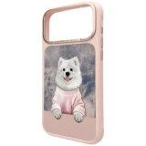 Zadní kryt NIMMY case GENTLE PETS SERIES DOG MagSafe pro Apple IPHONE 17 PRO MAX, růžová