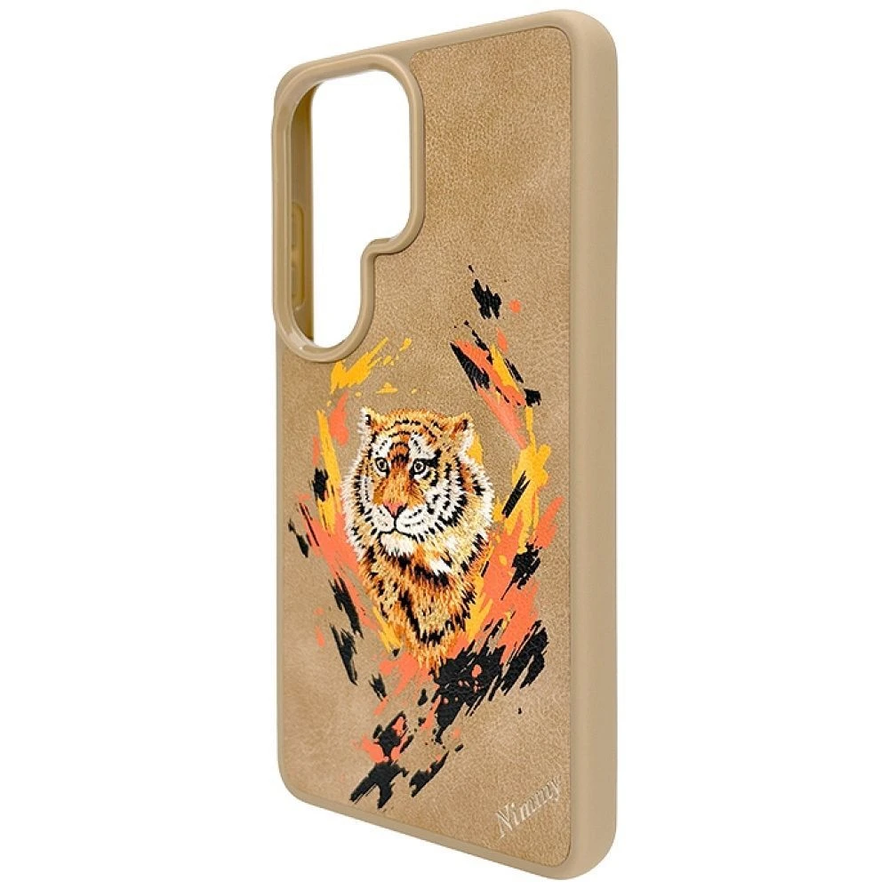 Zadní kryt NIMMY case TIGER MagSafe pro SAMSUNG Galaxy S26 Ultra, světle hnědá